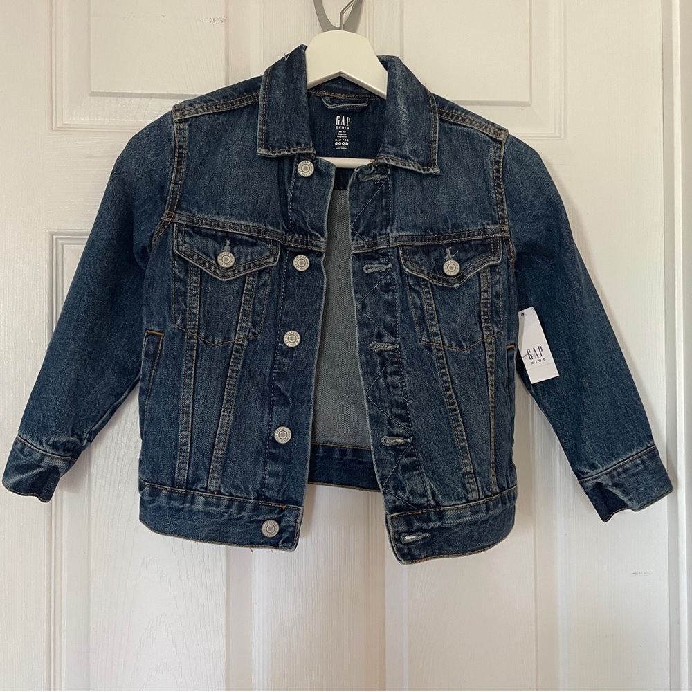 GAP Kids Classic Denim Jacket - Dark Blue